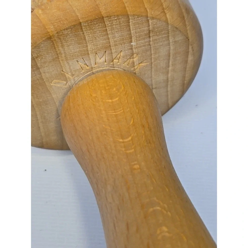 Vtg Danish Wood Rolling Pin 15